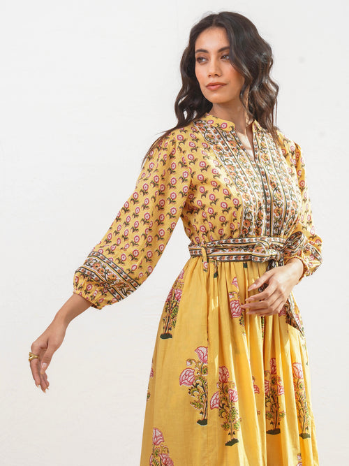 Adaa  yellow dress