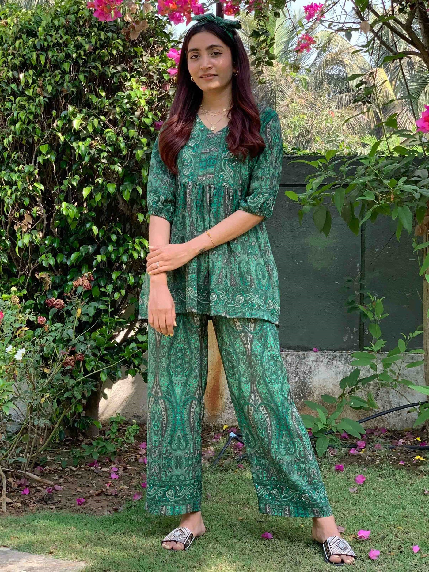 Green Co-Ord Set