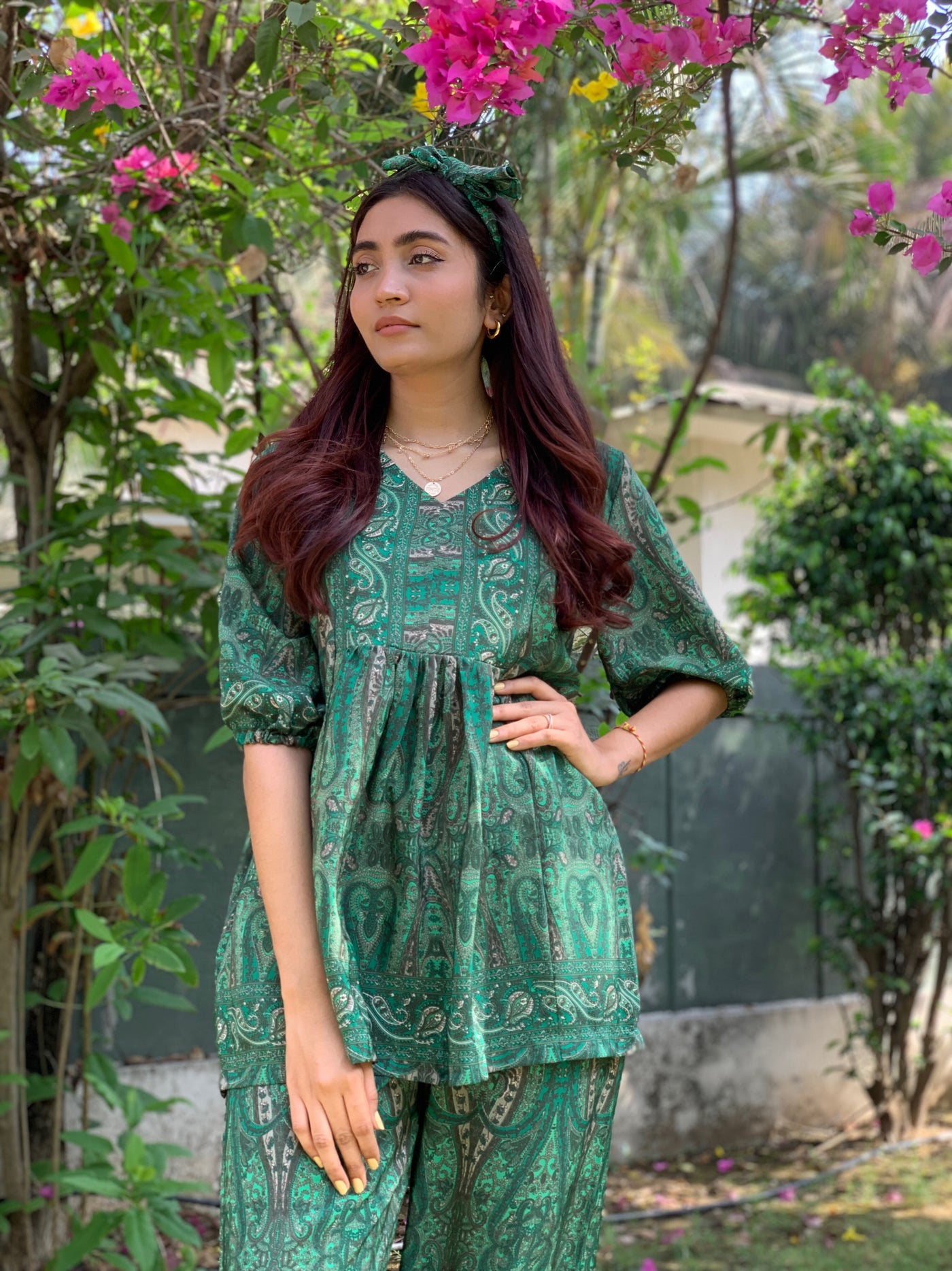 Green Co-Ord Set